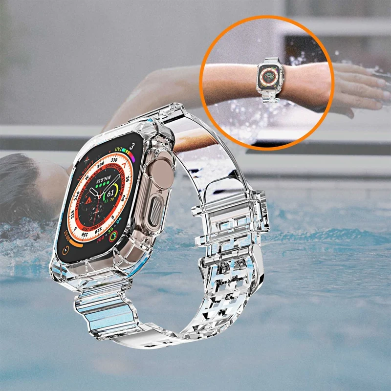 Unglaublich modisch Apple Watch Ultra Silikon / TPU armband