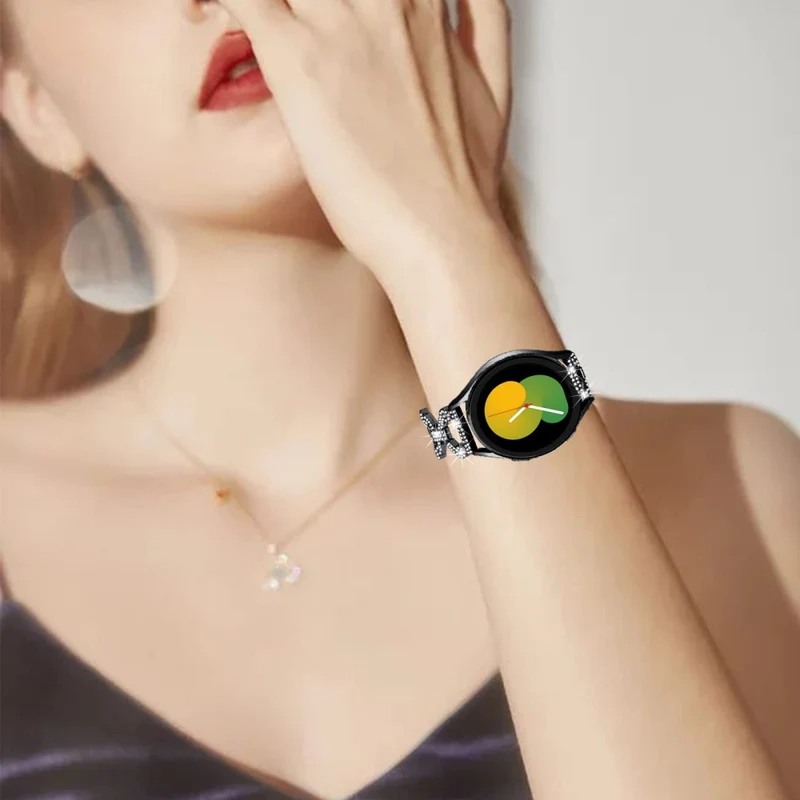 Absolut stark Universell Samsung Metall und Strass armband