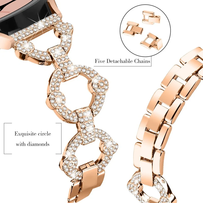 Absolut stark Universell Samsung Metall und Strass armband