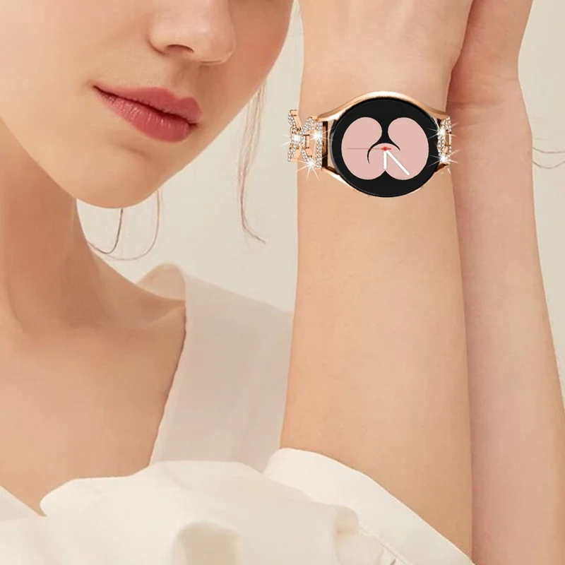 Absolut stark Universell Samsung Metall und Strass armband
