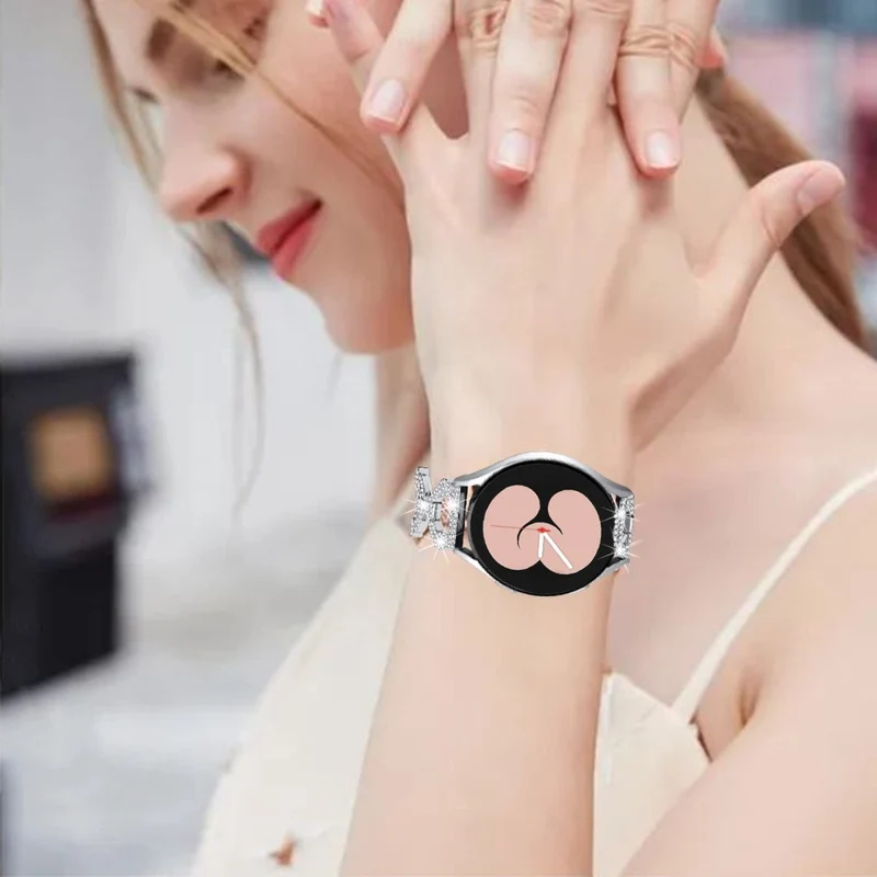 Absolut stark Universell Samsung Metall und Strass armband