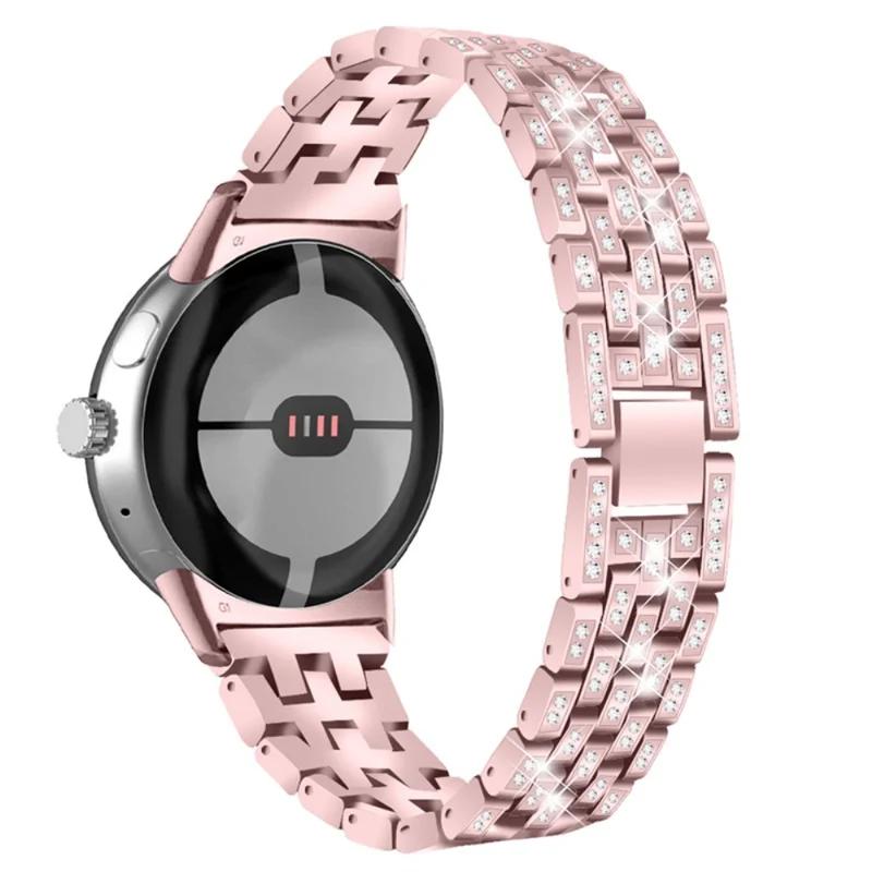 Super elegant Google Pixel Watch Metall und Strass armband