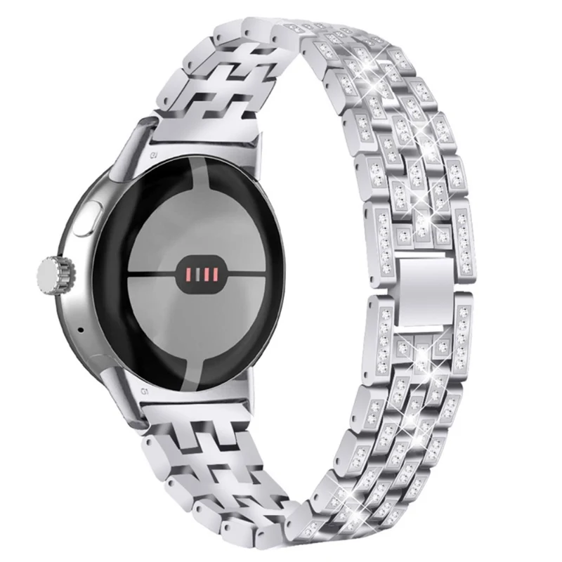 Super elegant Google Pixel Watch Metall und Strass armband