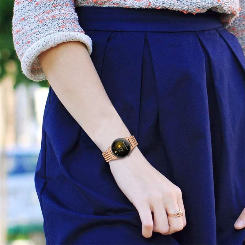 Super elegant Google Pixel Watch Metall und Strass armband