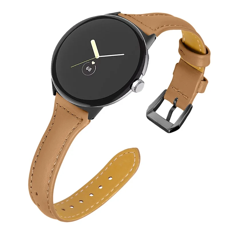 Super bequem Google Pixel Watch Echtes Leder armband