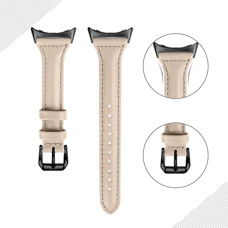 Super bequem Google Pixel Watch Echtes Leder armband