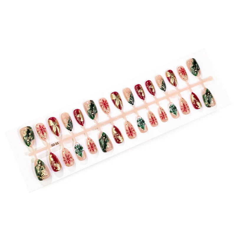 Dekoratives Urlaub Press-On Nagelset