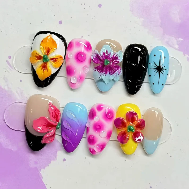 Dekorativer Nagelspitzen-Set