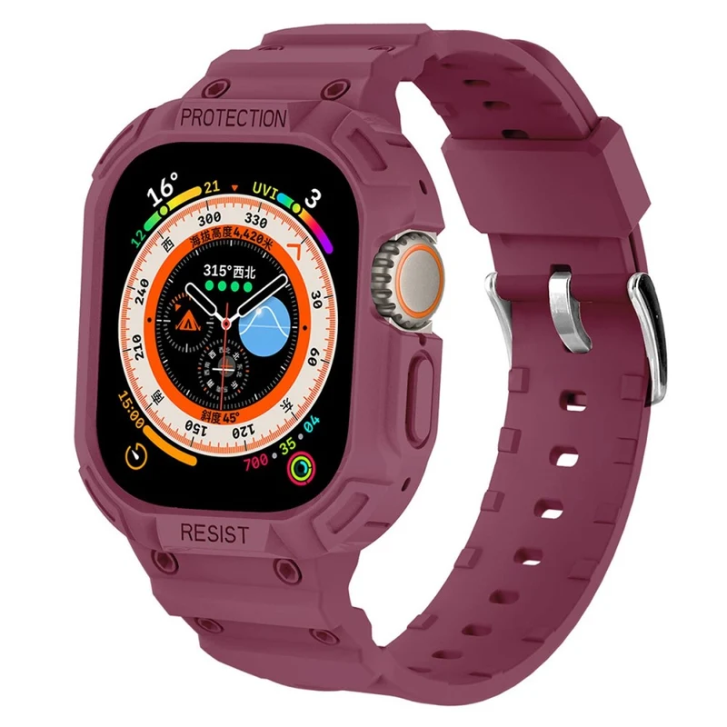 Absolut zuverlässig Apple Watch Ultra Silikon / TPU armband