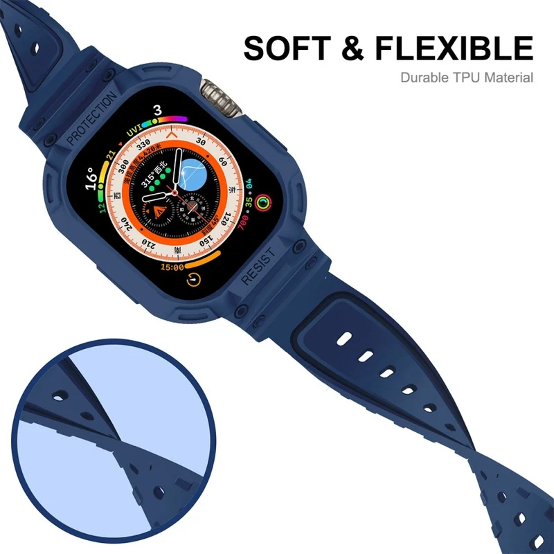 Absolut zuverlässig Apple Watch Ultra Silikon / TPU armband