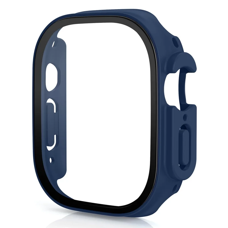 Stilvoll Apple Watch Ultra Hülle mit Displayschutz in Plastik und Gehärtetes Glas