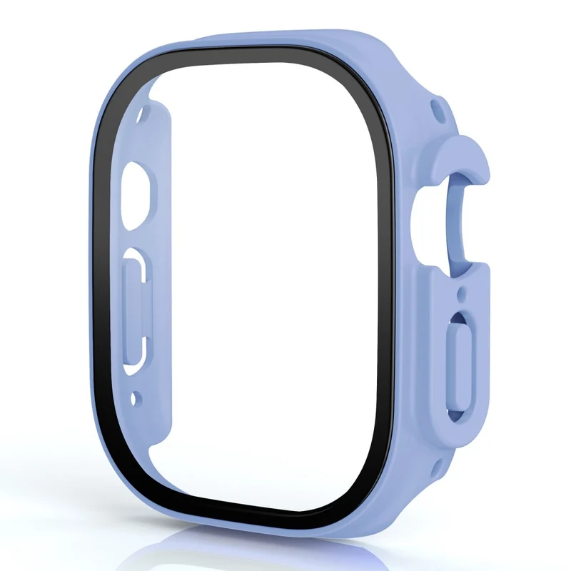 Stilvoll Apple Watch Ultra Hülle mit Displayschutz in Plastik und Gehärtetes Glas