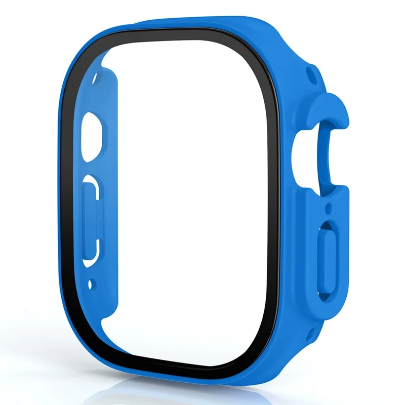 Stilvoll Apple Watch Ultra Hülle mit Displayschutz in Plastik und Gehärtetes Glas