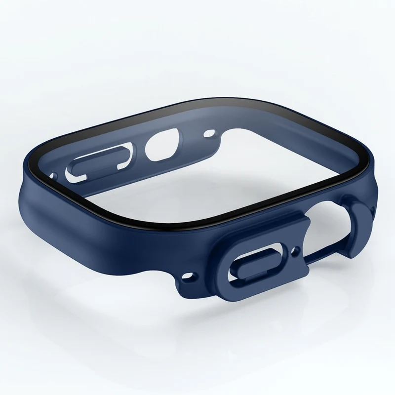 Stilvoll Apple Watch Ultra Hülle mit Displayschutz in Plastik und Gehärtetes Glas