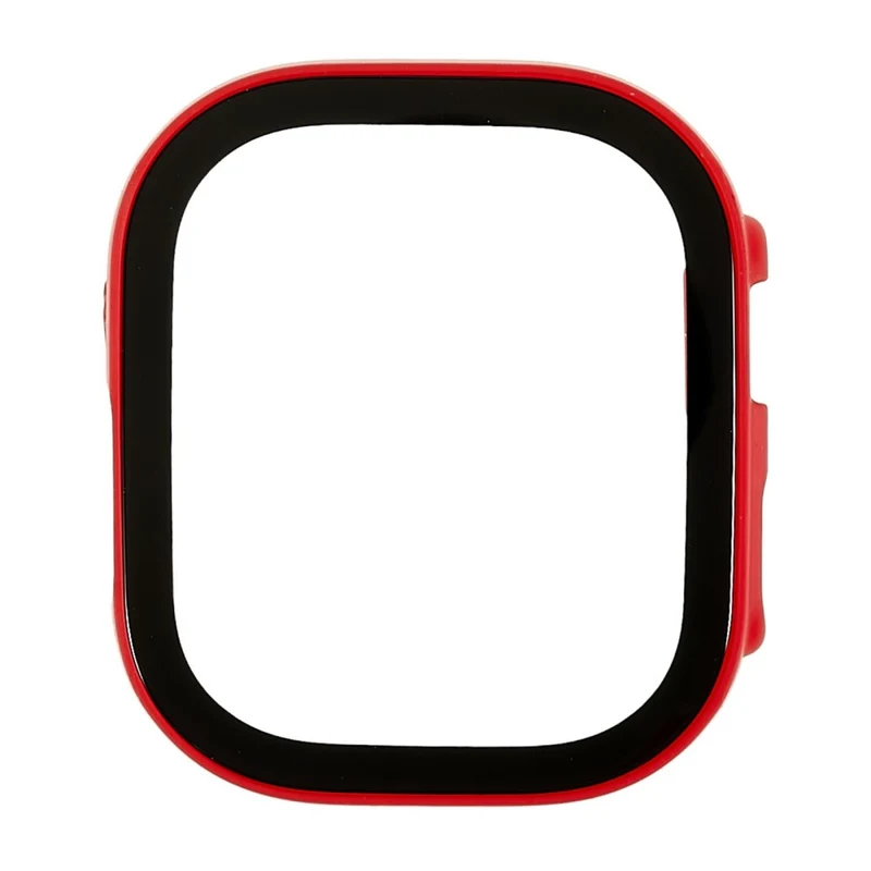 Stilvoll Apple Watch Ultra Hülle mit Displayschutz in Plastik und Gehärtetes Glas