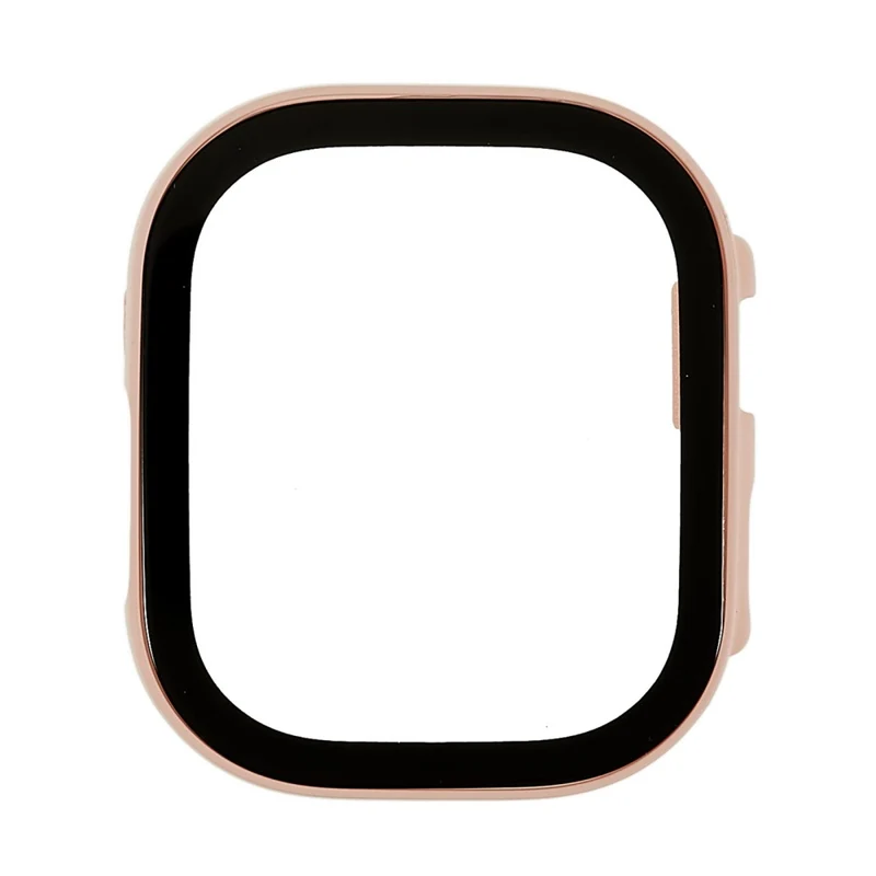 Stilvoll Apple Watch Ultra Hülle mit Displayschutz in Plastik und Gehärtetes Glas