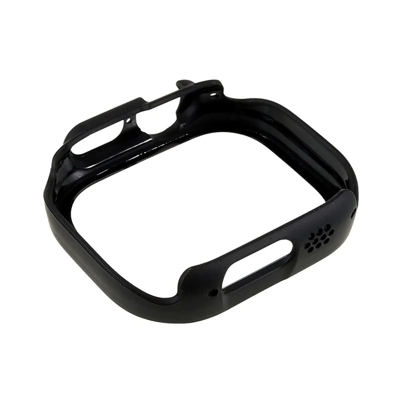 Stilvoll Apple Watch Ultra Hülle mit Displayschutz in Plastik und Gehärtetes Glas