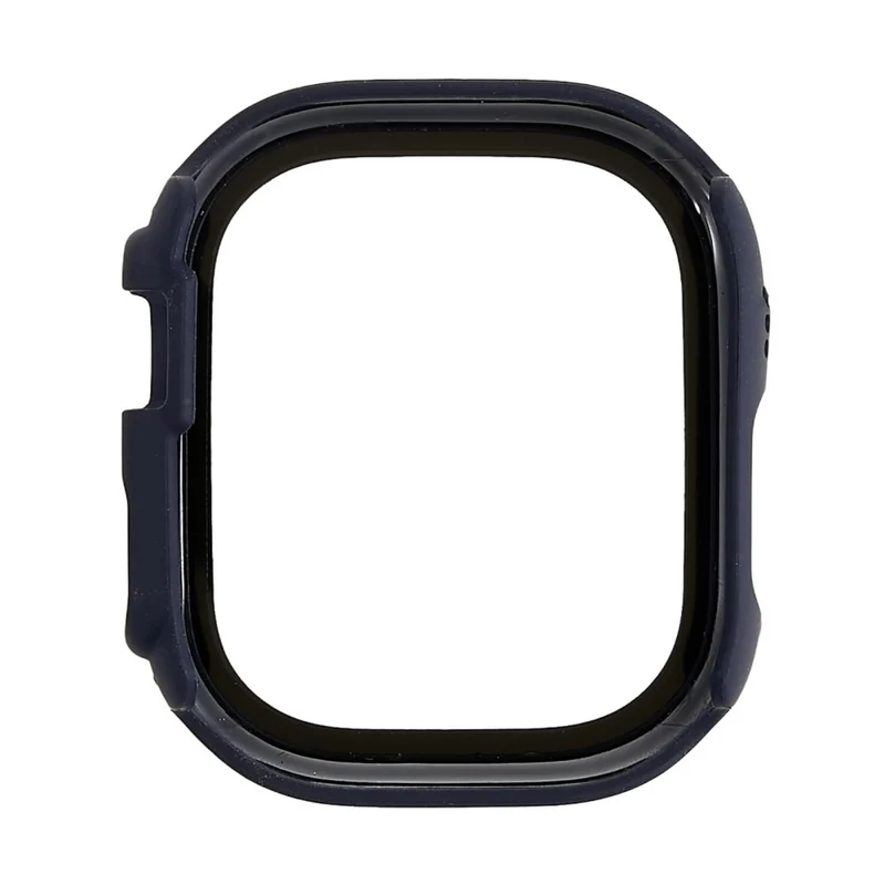 Stilvoll Apple Watch Ultra Hülle mit Displayschutz in Plastik und Gehärtetes Glas