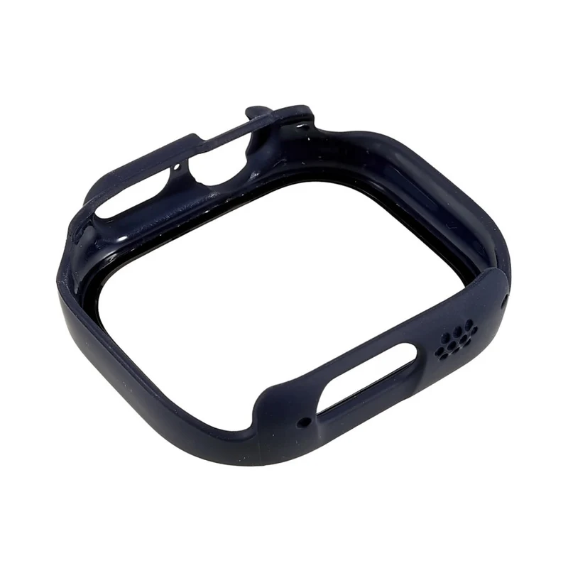 Stilvoll Apple Watch Ultra Hülle mit Displayschutz in Plastik und Gehärtetes Glas