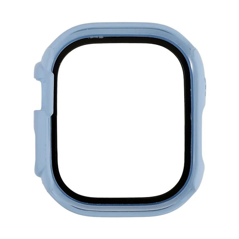 Stilvoll Apple Watch Ultra Hülle mit Displayschutz in Plastik und Gehärtetes Glas