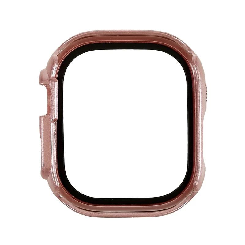 Stilvoll Apple Watch Ultra Hülle mit Displayschutz in Plastik und Gehärtetes Glas