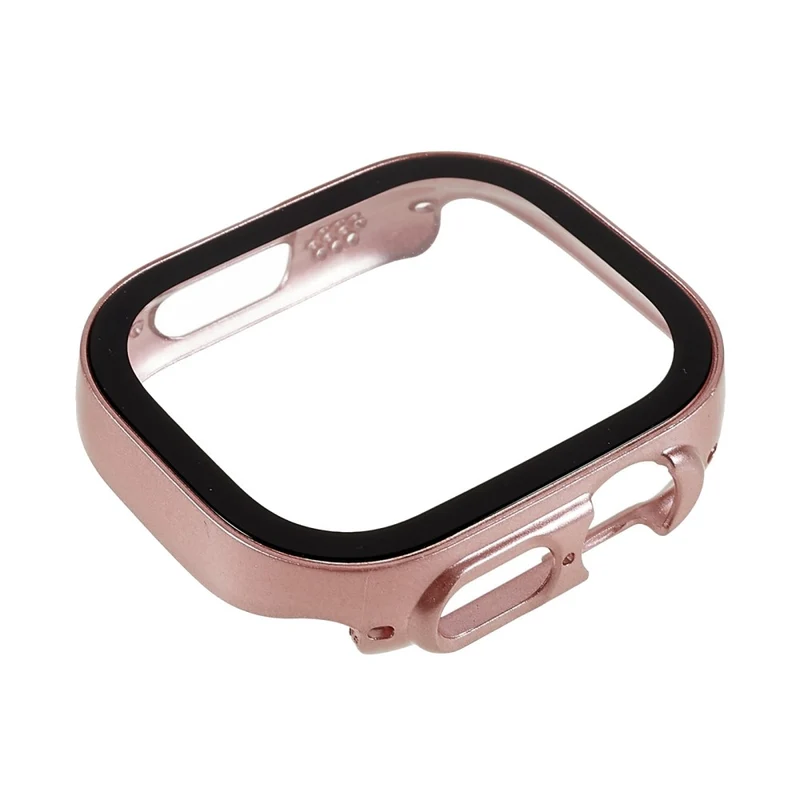 Stilvoll Apple Watch Ultra Hülle mit Displayschutz in Plastik und Gehärtetes Glas