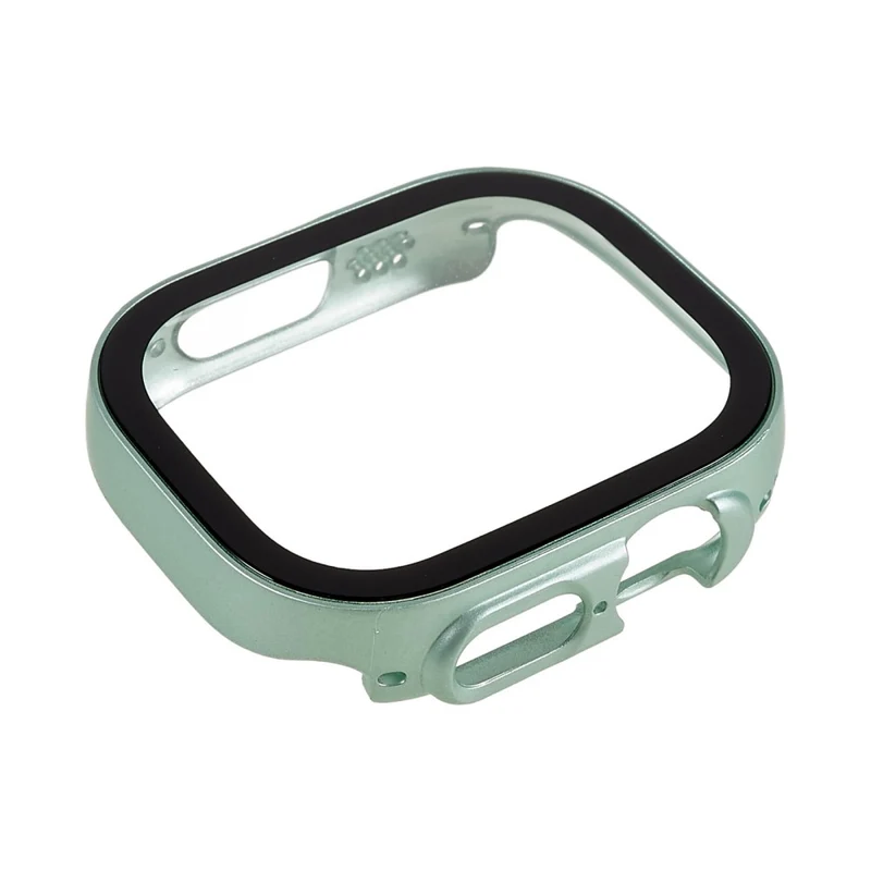 Stilvoll Apple Watch Ultra Hülle mit Displayschutz in Plastik und Gehärtetes Glas