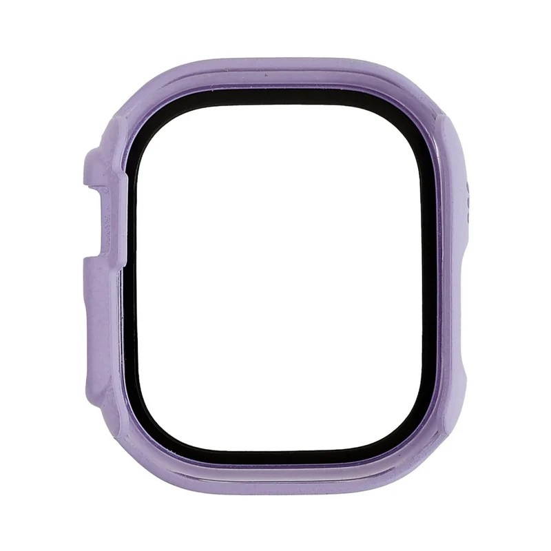 Stilvoll Apple Watch Ultra Hülle mit Displayschutz in Plastik und Gehärtetes Glas