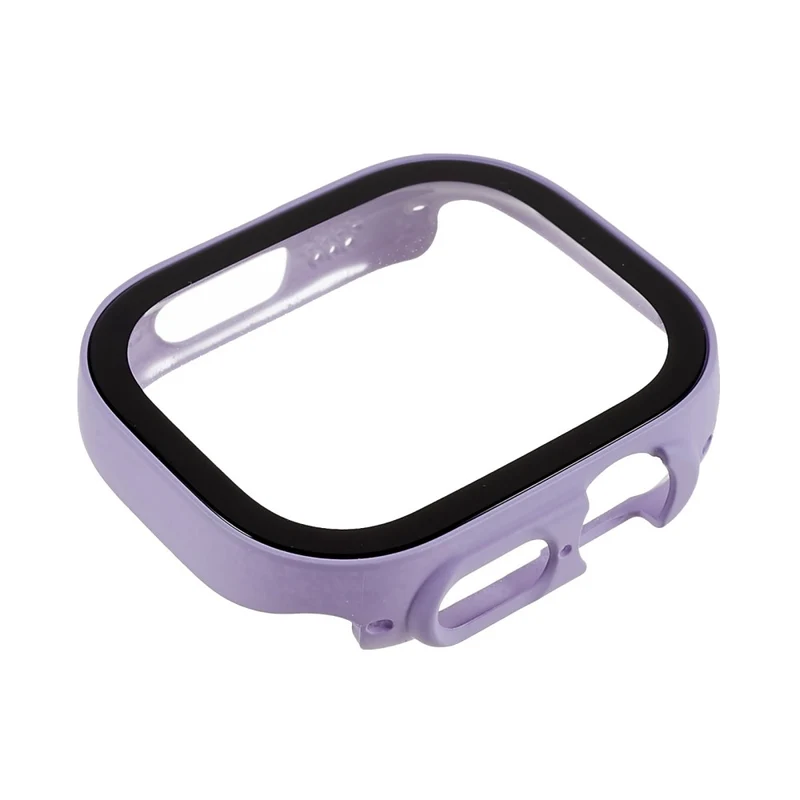 Stilvoll Apple Watch Ultra Hülle mit Displayschutz in Plastik und Gehärtetes Glas