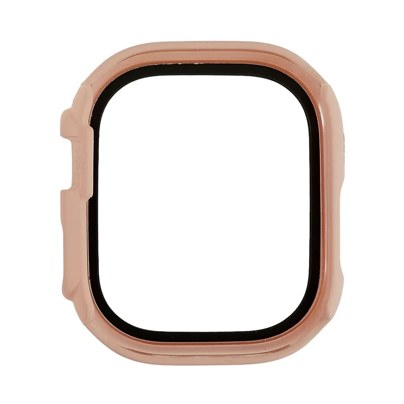 Stilvoll Apple Watch Ultra Hülle mit Displayschutz in Plastik und Gehärtetes Glas
