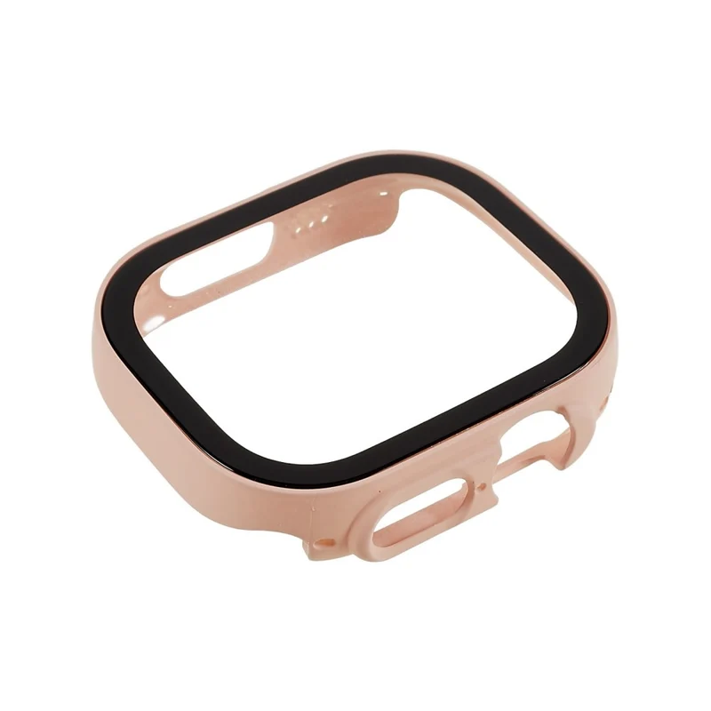 Stilvoll Apple Watch Ultra Hülle mit Displayschutz in Plastik und Gehärtetes Glas