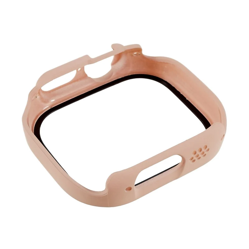 Stilvoll Apple Watch Ultra Hülle mit Displayschutz in Plastik und Gehärtetes Glas