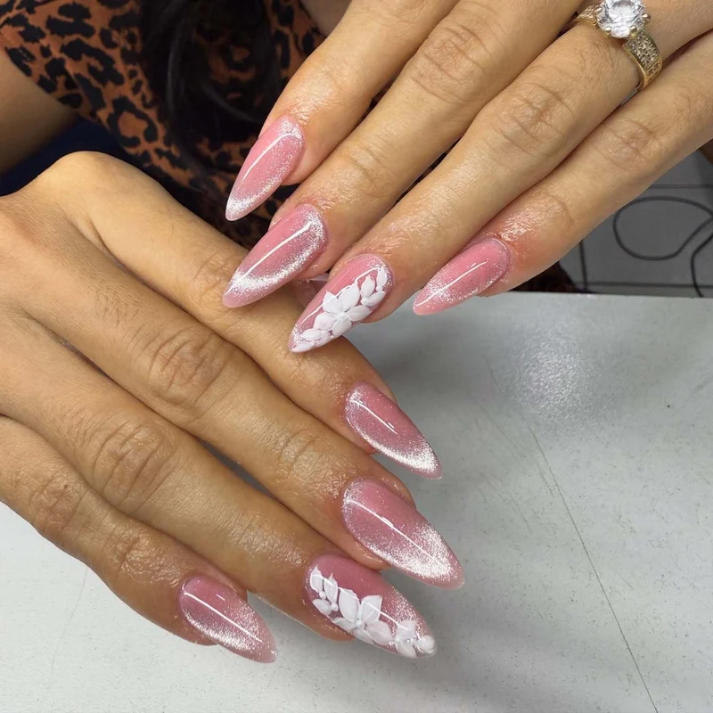 Elegantes Stiletto-Nagelkunst-Set