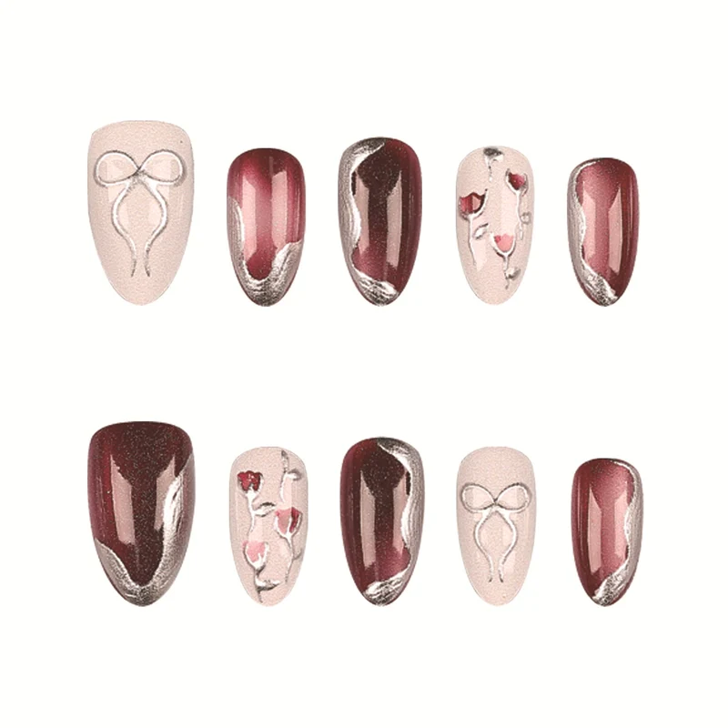 Elegante Press-On Nagelspitzen Set