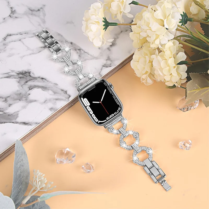 Absolut ordentlich Universell Apple Strass und Glas armband