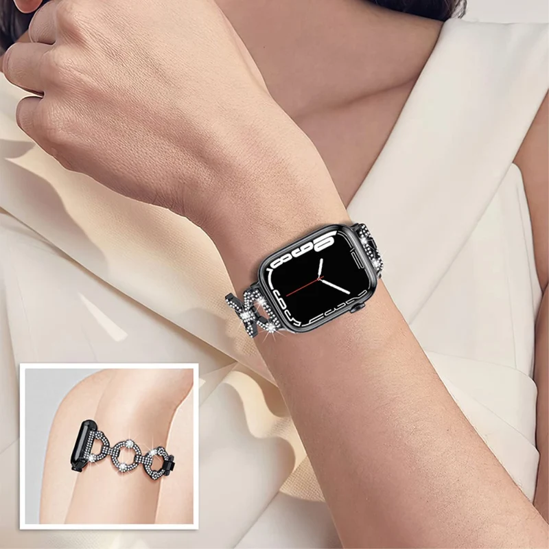 Mega gut Universell Apple Strass und Glas armband