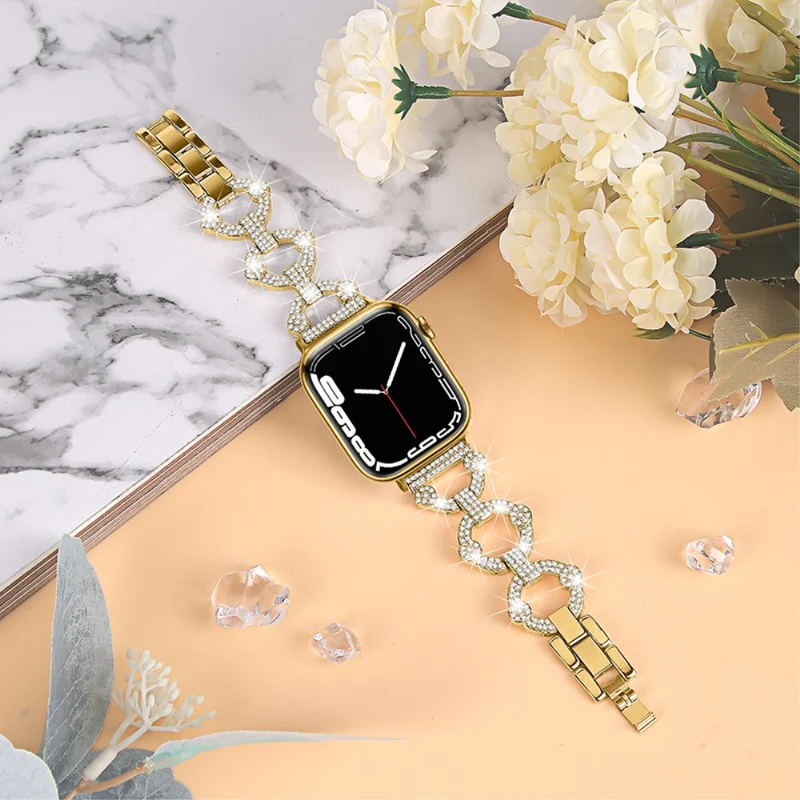 Mega gut Universell Apple Strass und Glas armband