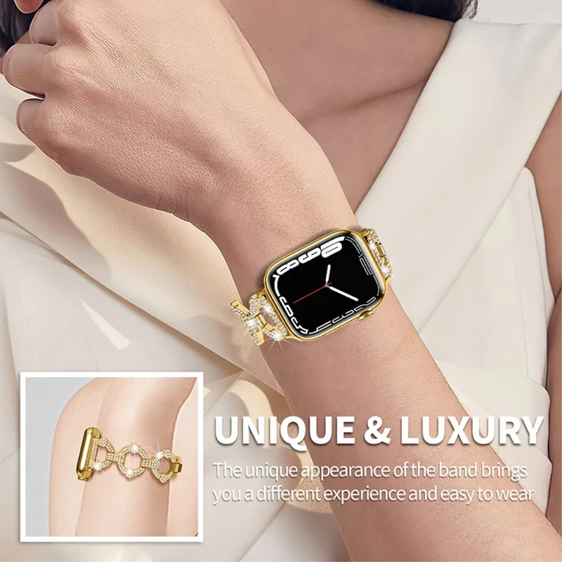 Mega gut Universell Apple Strass und Glas armband