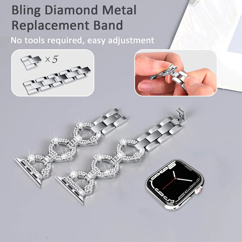 Mega gut Universell Apple Strass und Glas armband