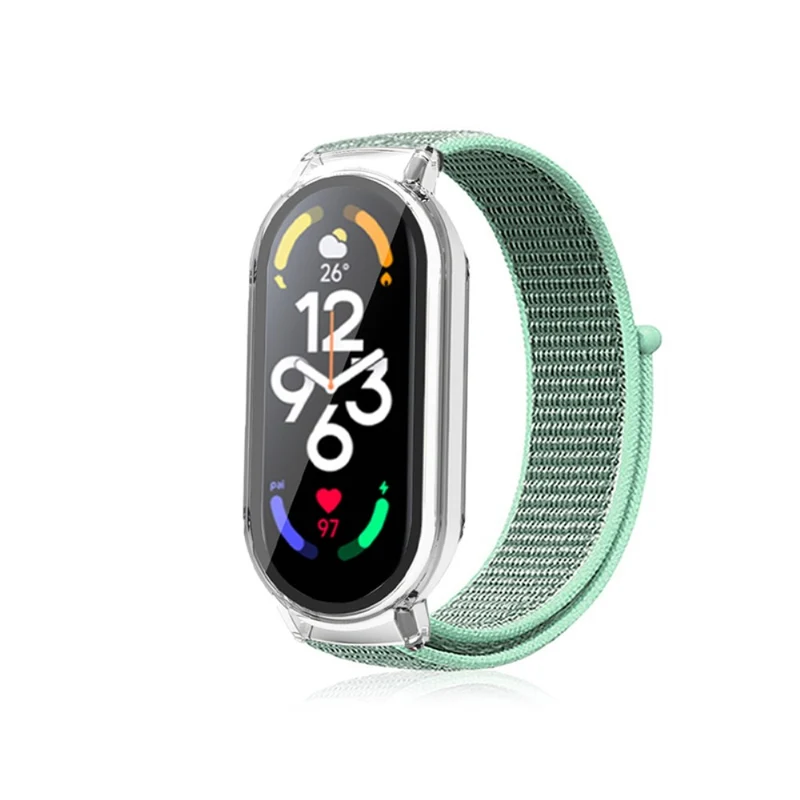 Modisch Xiaomi Mi Band 7 Textil / Nylon und Glas armband