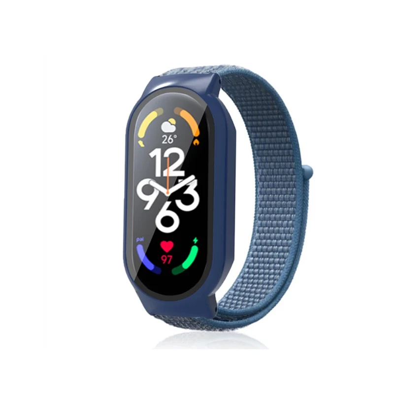 Modisch Xiaomi Mi Band 7 Textil / Nylon und Glas armband