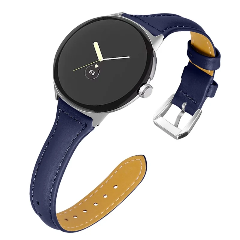 Ausgezeichnet Google Pixel Watch Echtes Leder armband