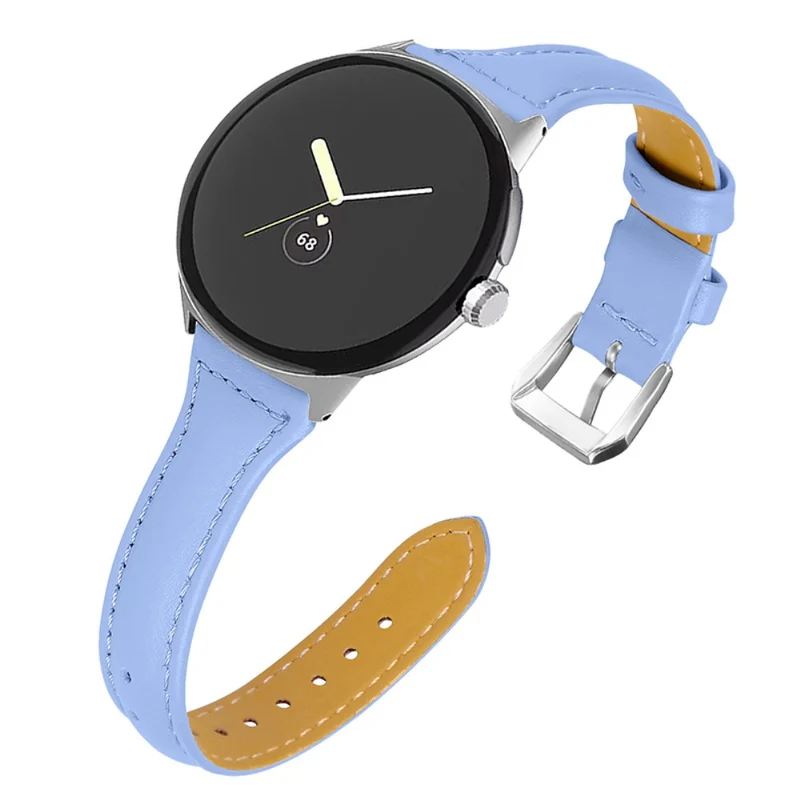 Ausgezeichnet Google Pixel Watch Echtes Leder armband