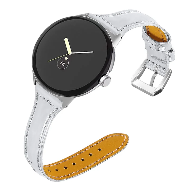 Ausgezeichnet Google Pixel Watch Echtes Leder armband