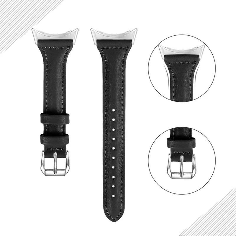 Ausgezeichnet Google Pixel Watch Echtes Leder armband