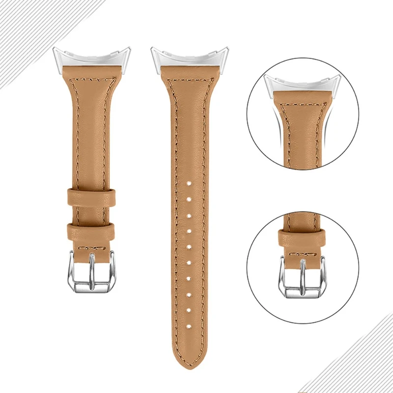 Ausgezeichnet Google Pixel Watch Echtes Leder armband