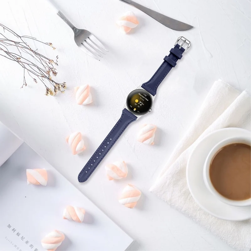 Ausgezeichnet Google Pixel Watch Echtes Leder armband