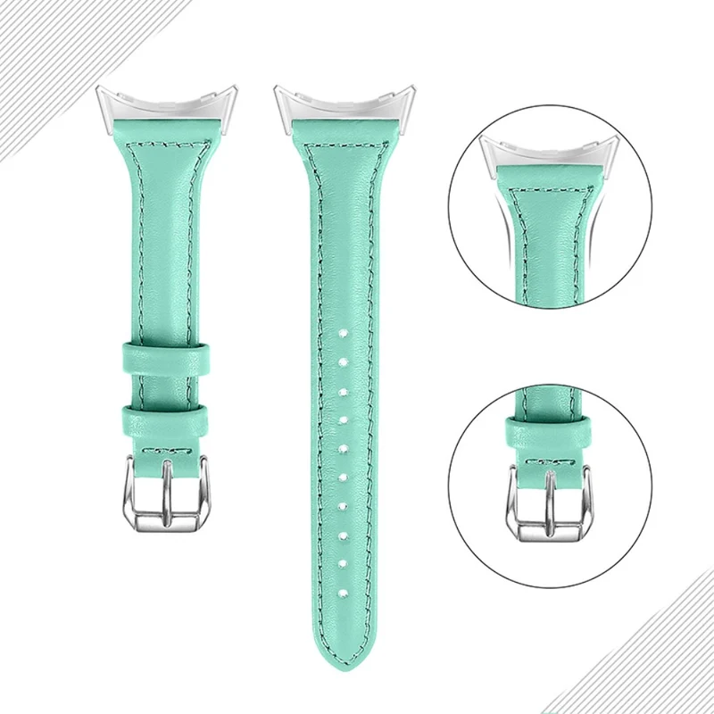 Ausgezeichnet Google Pixel Watch Echtes Leder armband