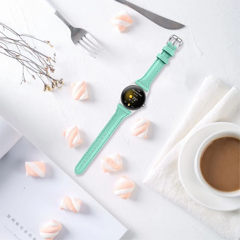 Ausgezeichnet Google Pixel Watch Echtes Leder armband