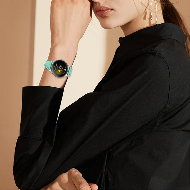 Ausgezeichnet Google Pixel Watch Echtes Leder armband